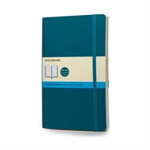 Moleskine livre soft cover A5 pointillés bleu l'eau