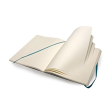 Moleskine livre soft cover XL pointillés bleu l'eau