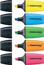 Etui de 5 Stabilo Boss MINI