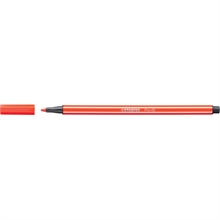 STABILO Stylo feutre Pen 68, rouge clair, largeur de