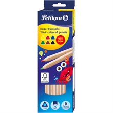 Pelikan Dreikant-Buntstifte Jumbo, 6er Kartonetui