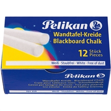 Pelikan Craie pour tableaux noirs 755/12, blanc, étui carton