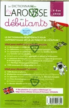 Larousse des débutants 6-8 ans