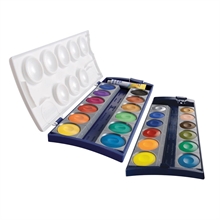 Pelikan Boîte de peinture standard d'école K24, 24 couleurs