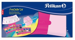 Pelikan Boîte de peinture ProColor 735, 24 couleurs, rose