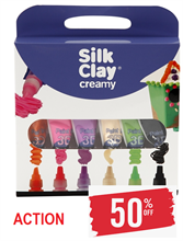 Silk Clay® Creamy , Couleurs assorties, 6x35ml