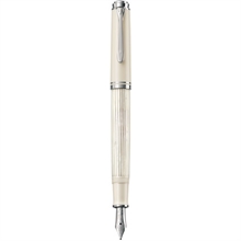 Pelikan Stylo plume "Souverain 605", blanc/transparent, EF