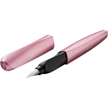 Pelikan Twist Stylo plume Girly Rose, rose-métallique