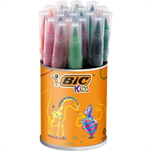 BIC KIDS Feutre Visaquarelle, boÎte ronde de 18