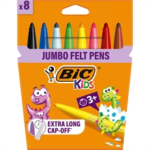 BIC KIDS Feutre Visacolor, étui en carton de 8