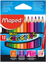 Maped Crayons de couleur COLOR'PEPS Mini, étui en carton de