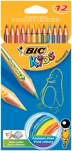 BIC KIDS Crayons de couleur Tropicolors 2, étui en carton