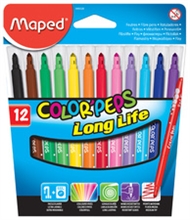 Maped Feutre COLOR'PEPS, étui carton de 12, largeur de tracé