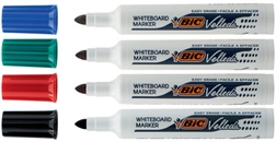 BIC Marqueur pour tableau blanc Velleda 1711, étui de 4