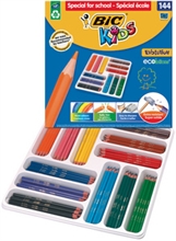 BIC KIDS Crayons de couleur Evolution ECOlutions, paquet de