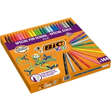 BIC KIDS Feutre Visa, garniture scolaire de 144