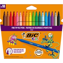 BIC KIDS Feutre Visa, étui en carton de 18