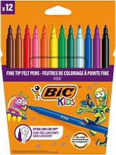 BIC KIDS Feutre Visa, étui en carton de 12