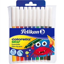 Pelikan Feutres Colorella Star, rond, étui de 10