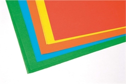 Pqt de 5 flles papier de soie, (L)500 x (H)700 mm, 20 g/m2, assorti