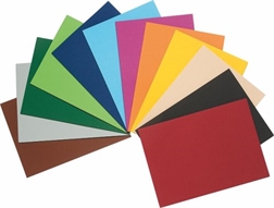 Pqt de 250 flles papier à dessin 12 couleurs assorties 120gm2