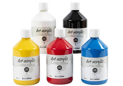 Set de 5 fl. Pigment Art School Acryl 500 ml