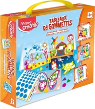 Tableaux de gommettes STICKER BOARDS, 33 pièces