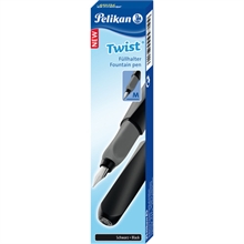 Pelikan Twist stylo plume, noir/gris