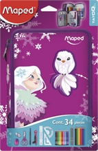 Maped Trousse Princesse, en polyester, équipée