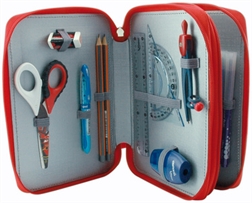 Maped Trousse d'écolier Cars, en polyester, garnie