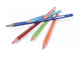 Pack Ecole de 192 crayons de couleurs Fibracolor Rainbow